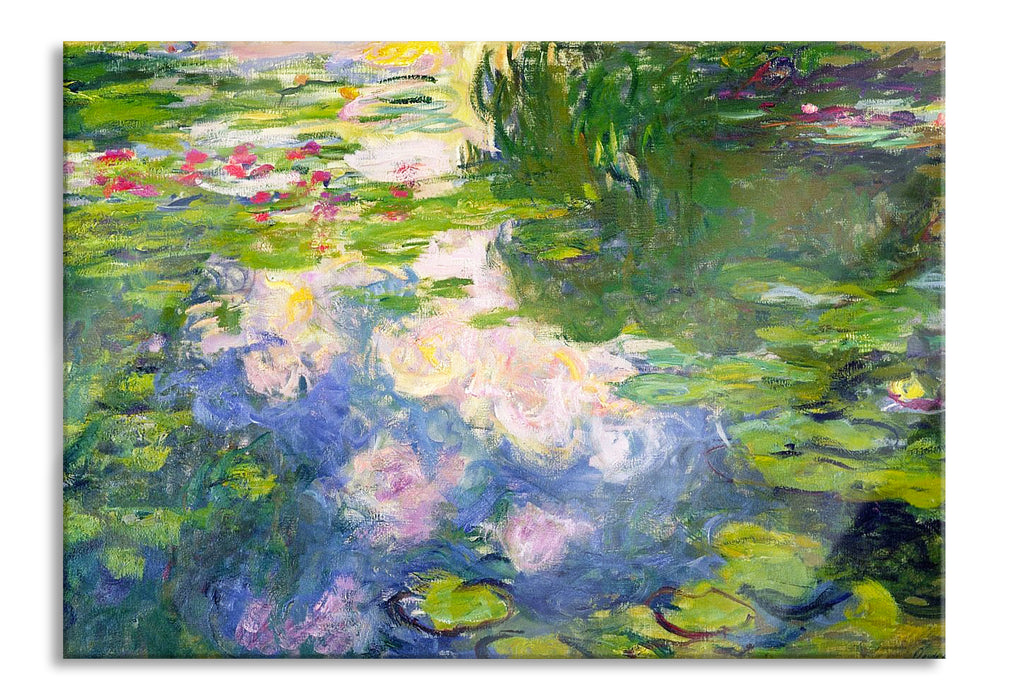 Pixxprint Claude Monet - Seerosen II, Glasbild