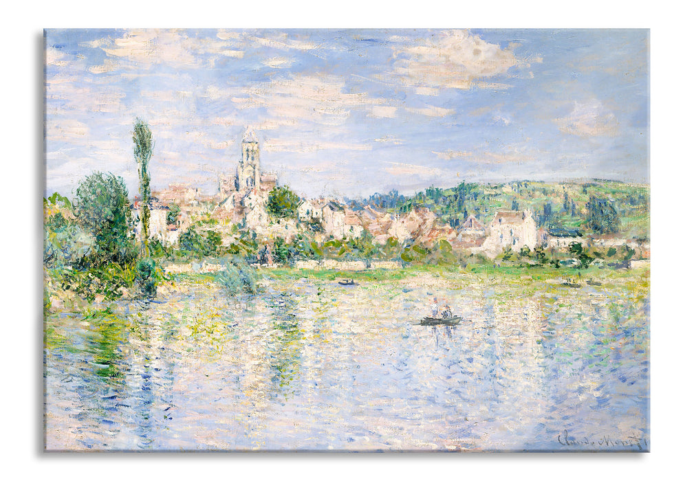 Pixxprint Claude Monet - Vétheuil im Sommer, Glasbild