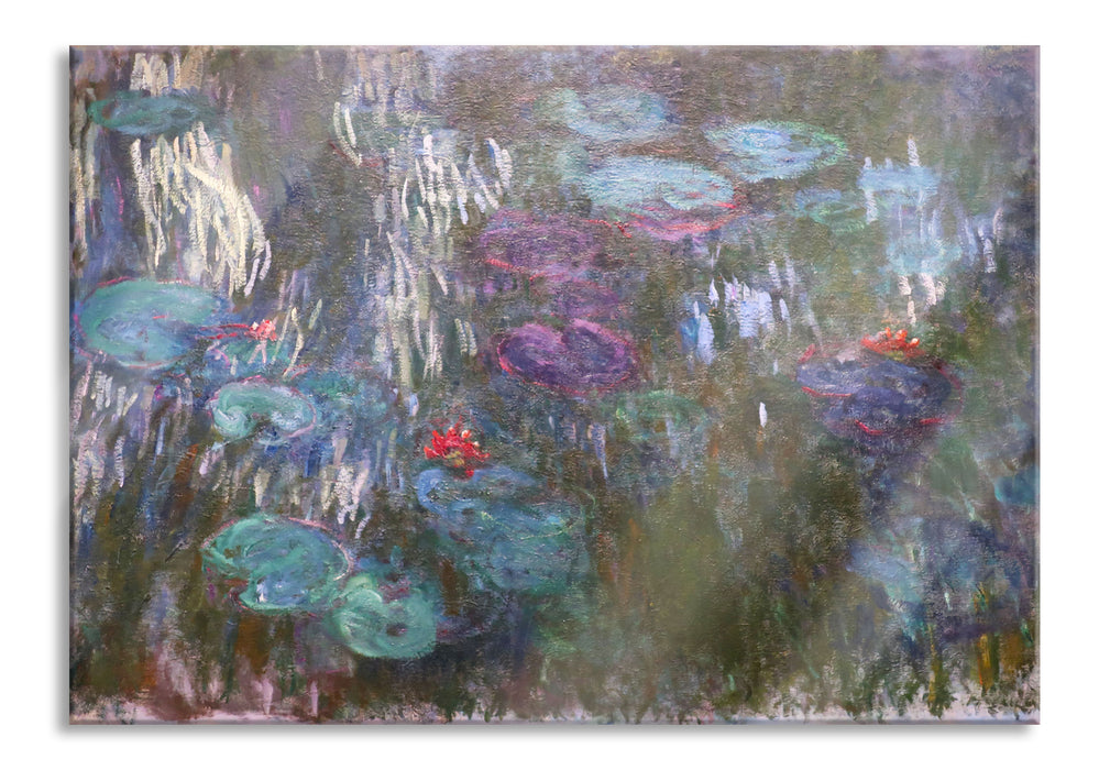 Pixxprint Claude Monet - Seerosen III, Glasbild