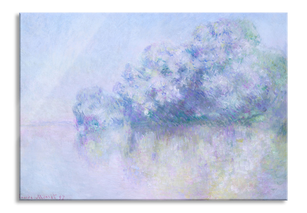 Pixxprint Claude Monet - Île aux Orties bei Vernon, Glasbild