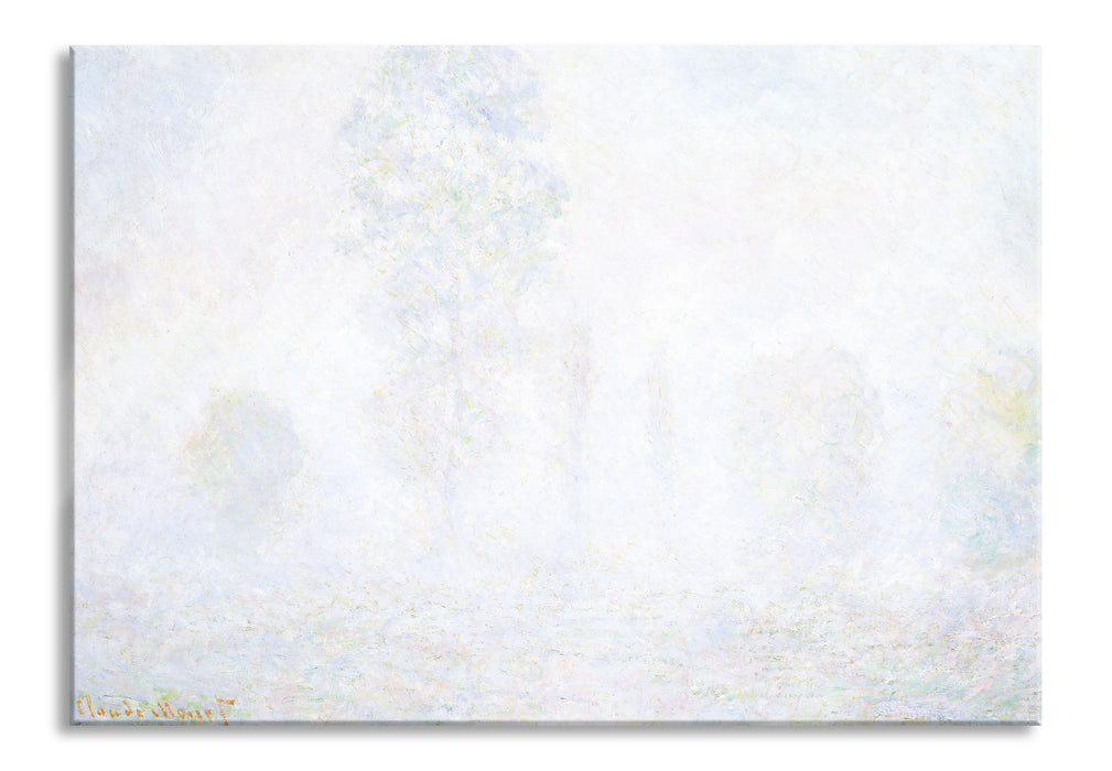 Pixxprint Claude Monet - Morgennebel, Glasbild