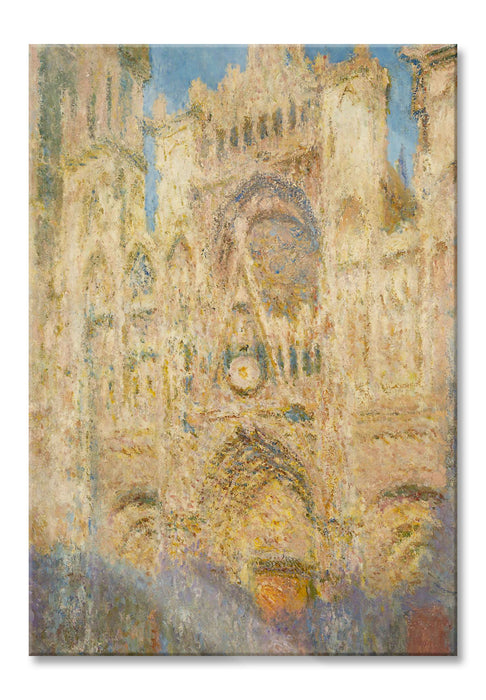 Claude Monet - Kathedrale von Rouen II, Glasbild