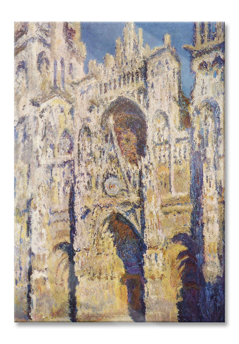 Claude Monet - Kathedrale von Rouen III, Glasbild