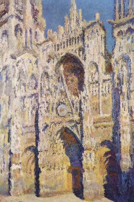 Claude Monet - Kathedrale von Rouen III, Glasbild