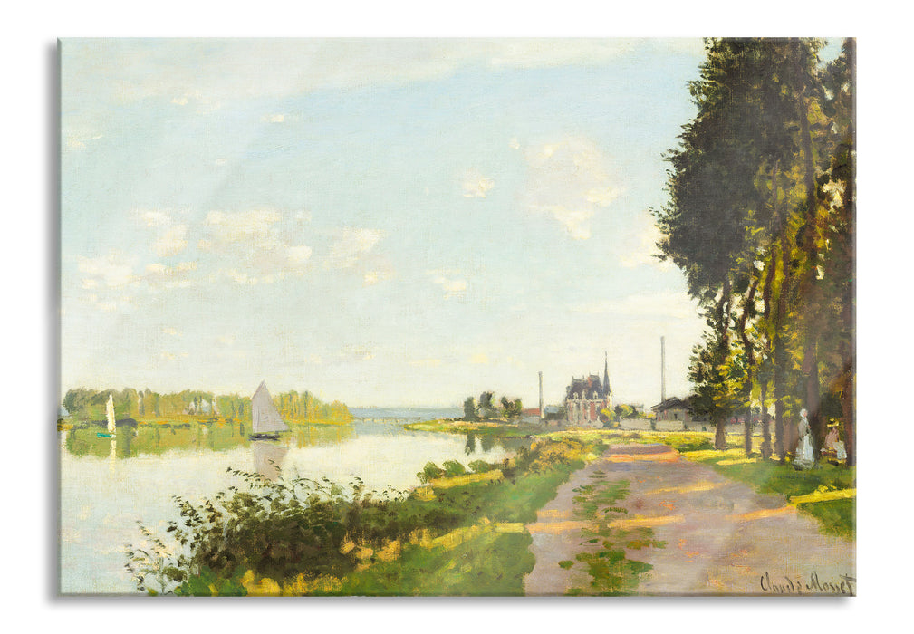 Pixxprint Claude Monet - Argenteuil, Glasbild