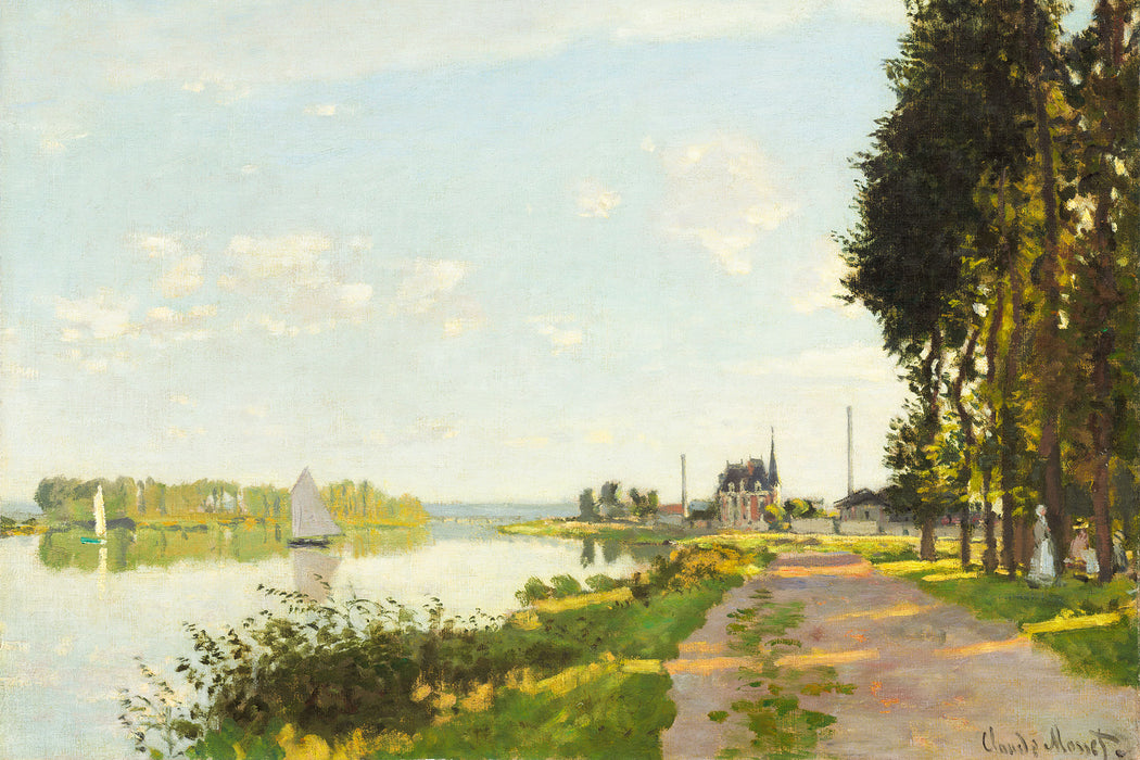 Claude Monet - Argenteuil, Glasbild