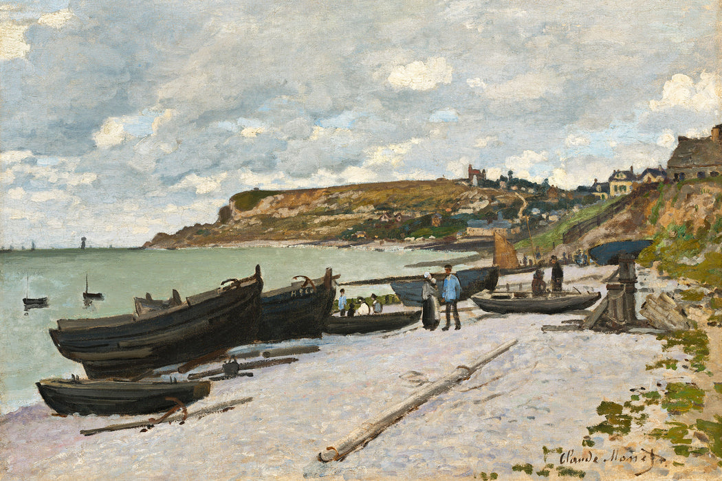 Claude Monet - Sainte-Adresse, Glasbild