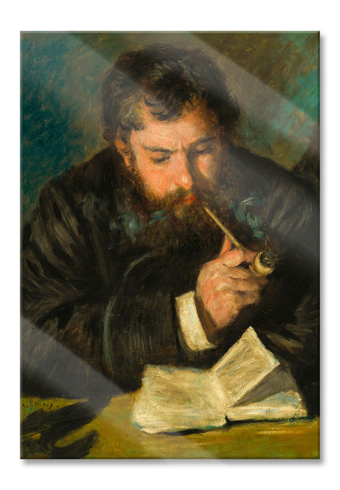 Pixxprint Claude Monet - Selbstportrait, Glasbild