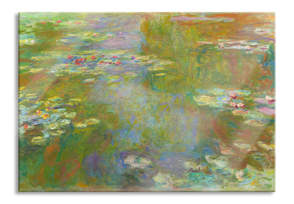 Pixxprint Claude Monet - Seerosenteich, Glasbild