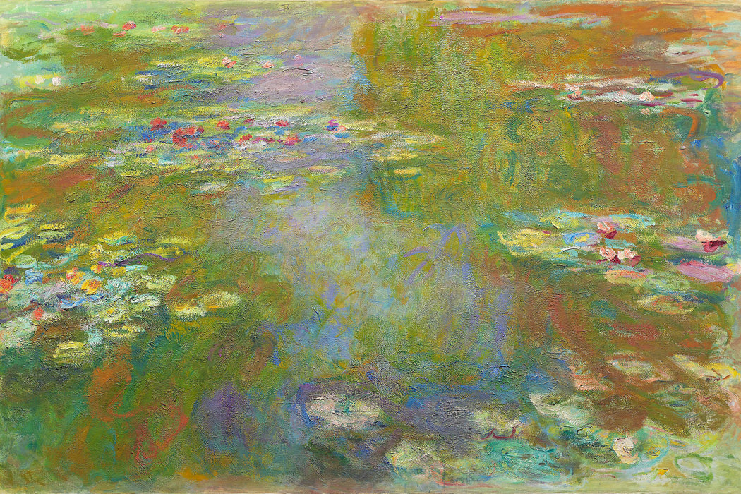 Claude Monet - Seerosenteich, Glasbild