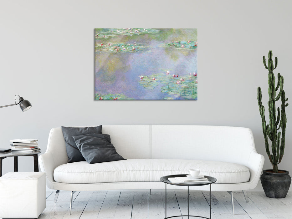 Claude Monet - Seerosen V, Glasbild