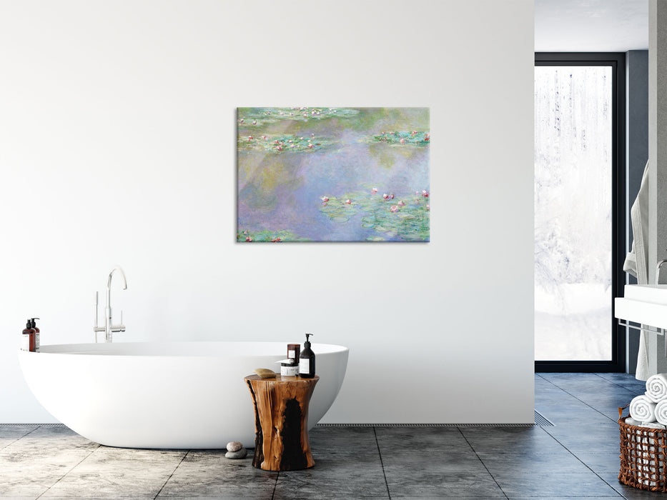 Claude Monet - Seerosen V, Glasbild