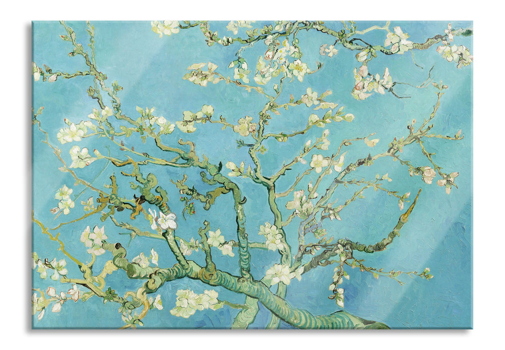 Vincent Van Gogh - Mandelbaumzweige, Glasbild