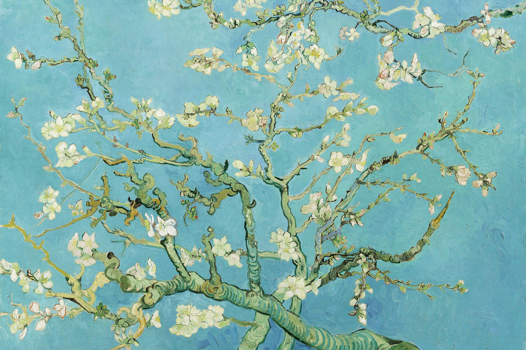 Vincent Van Gogh - Mandelbaumzweige, Glasbild