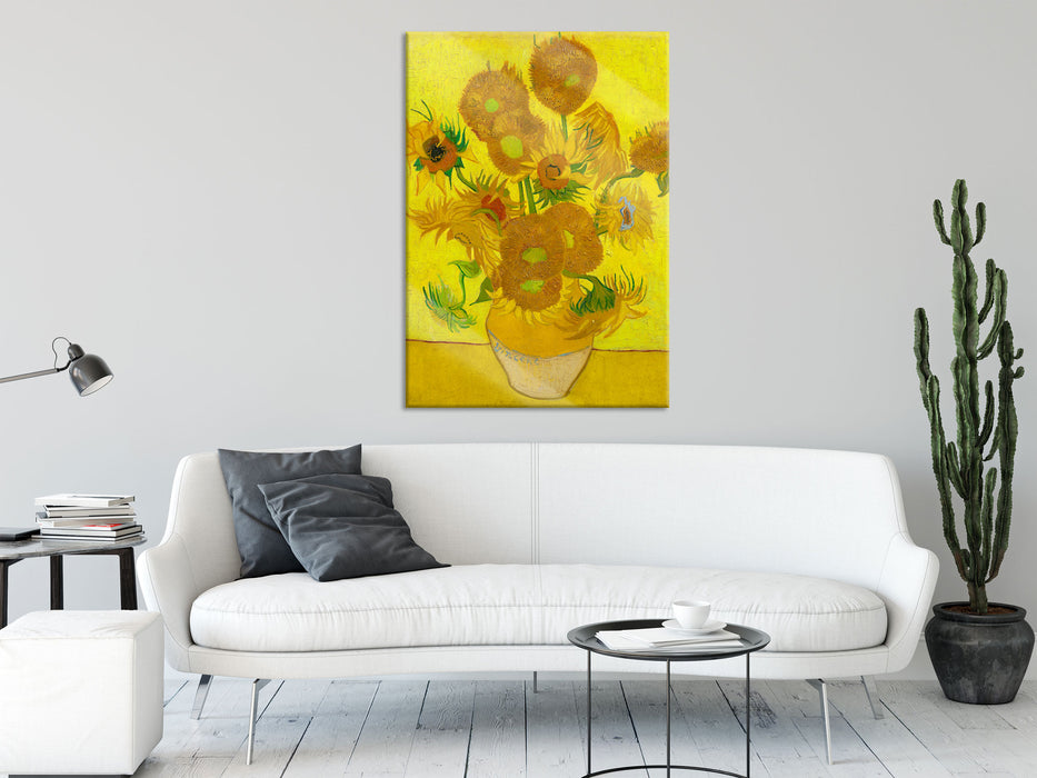 Vincent Van Gogh - Sonnenblumen II, Glasbild