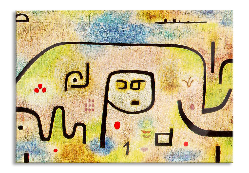 Pixxprint Paul Klee - Insula Dulcamara, Glasbild