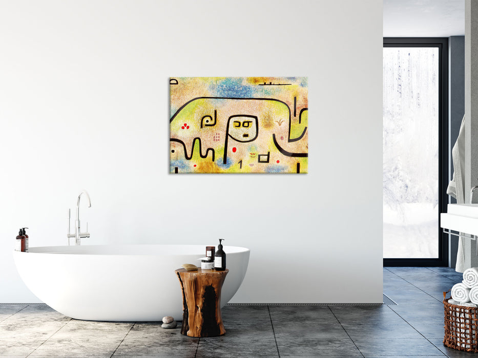 Paul Klee - Insula Dulcamara, Glasbild