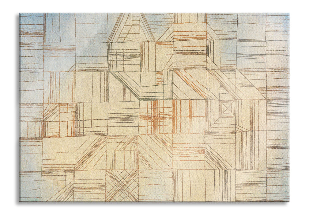 Pixxprint Paul Klee - Variationen Progressives Motiv, Glasbild