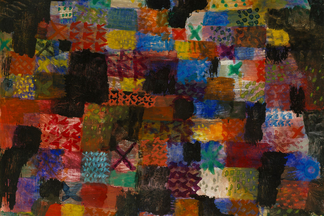 Paul Klee - Tiefer Pathos, Glasbild