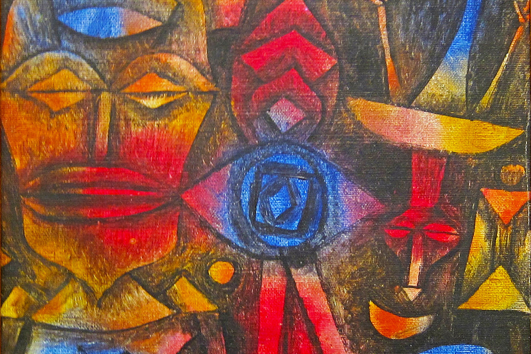 Paul Klee - Figurinen Sammlung, Glasbild
