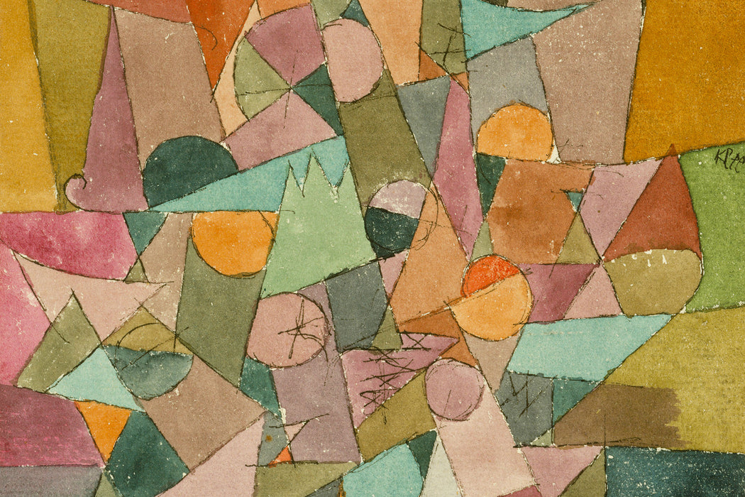 Paul Klee - Unbenannt, Glasbild
