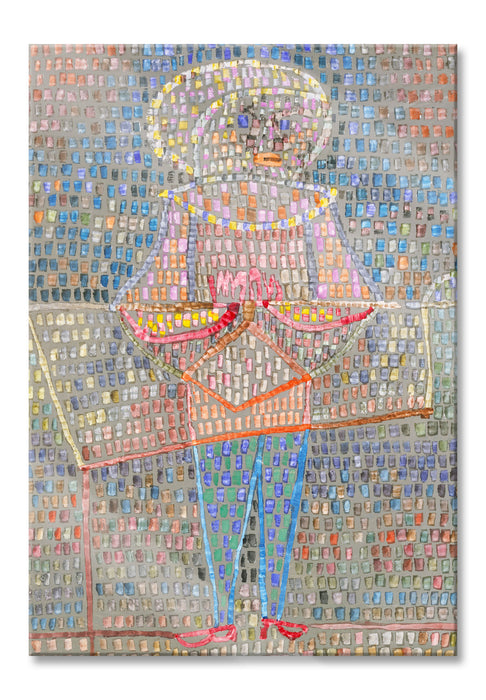 Paul Klee - Junge im schicken Gewand, Glasbild