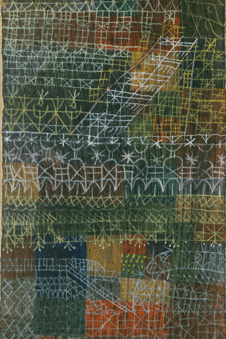 Paul Klee - Struktural I, Glasbild