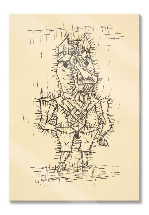 Pixxprint Paul Klee - Ass Esel, Glasbild