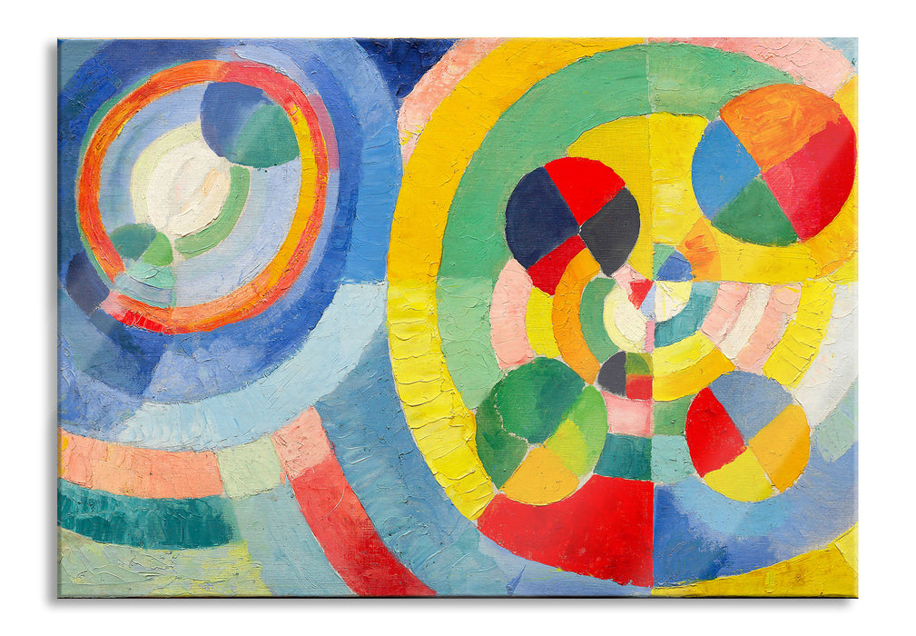 Robert Delaunay - Zirkuläre Formen, Glasbild