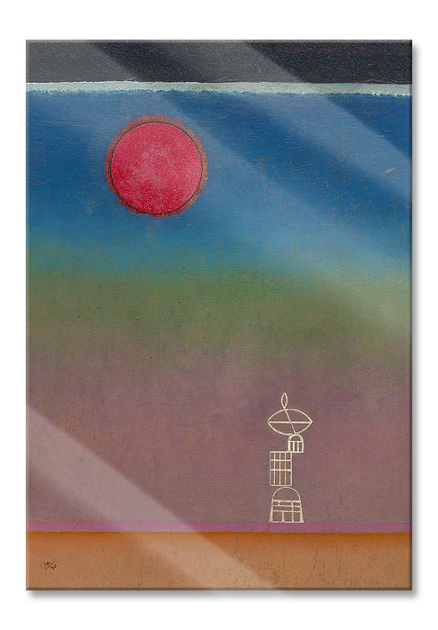 Wassily Kandinsky - Fern, Glasbild