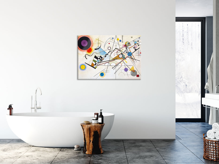 Wassily Kandinsky - Komposition, Glasbild