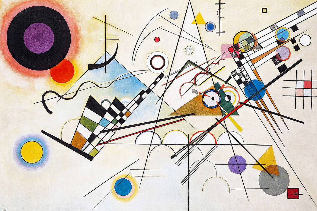 Wassily Kandinsky - Komposition, Glasbild