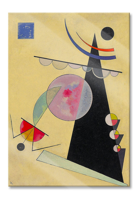 Pixxprint Wassily Kandinsky - Helle Einheit, Glasbild