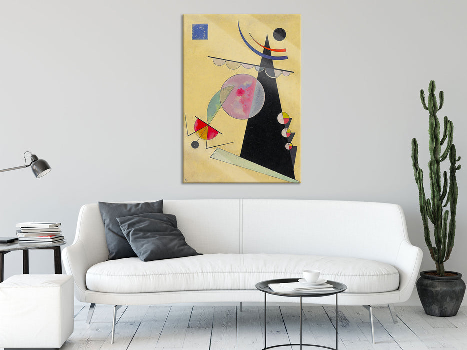 Wassily Kandinsky - Helle Einheit, Glasbild