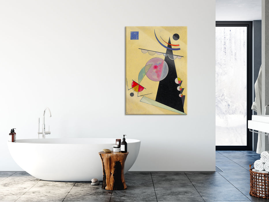 Wassily Kandinsky - Helle Einheit, Glasbild