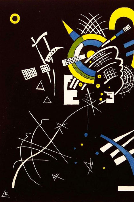 Wassily Kandinsky - Kleine Welten, Glasbild