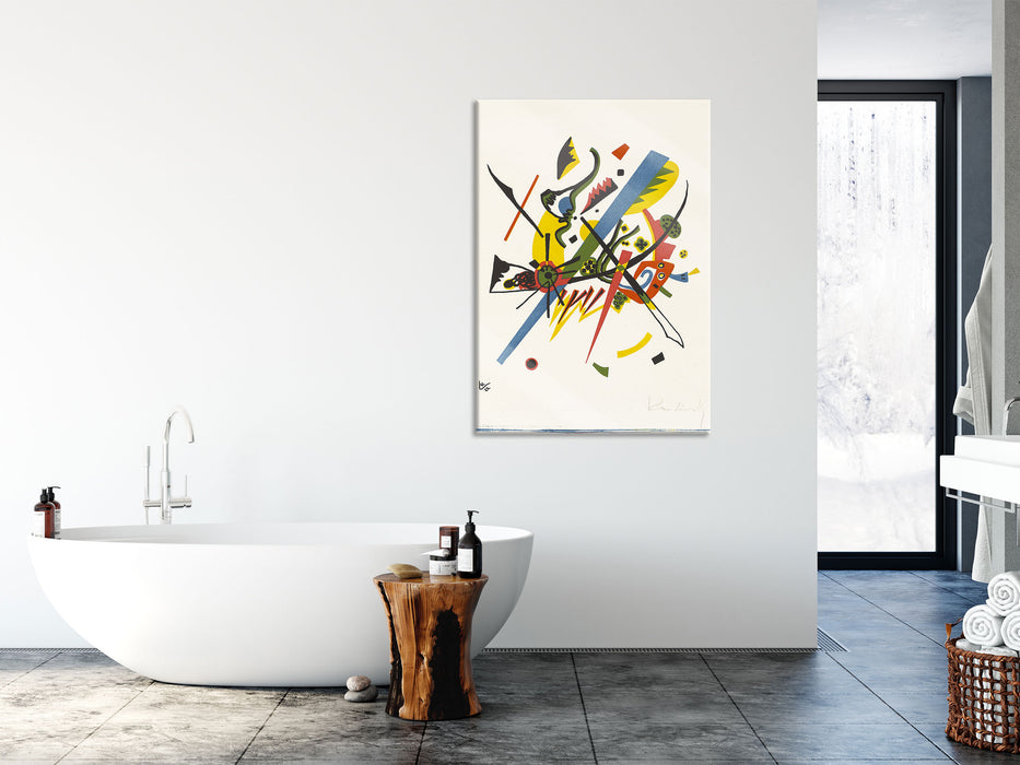 Wassily Kandinsky - Kleine Welten I, Glasbild
