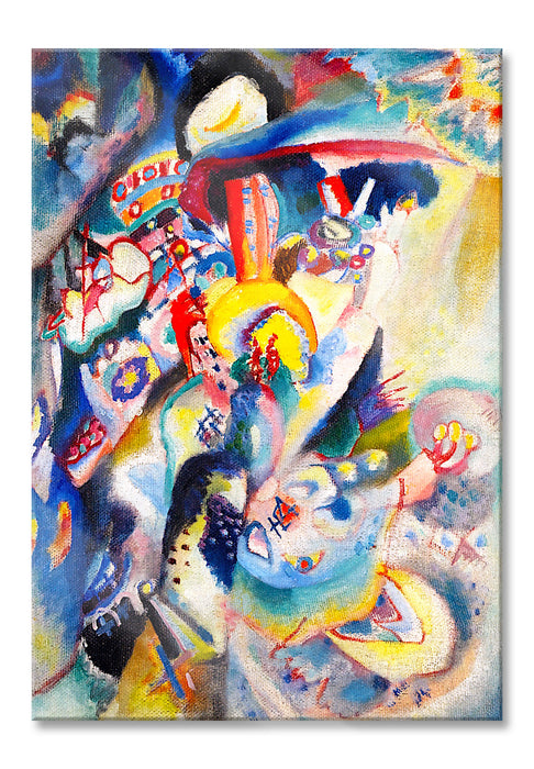 Wassily Kandinsky - Moskau II, Glasbild