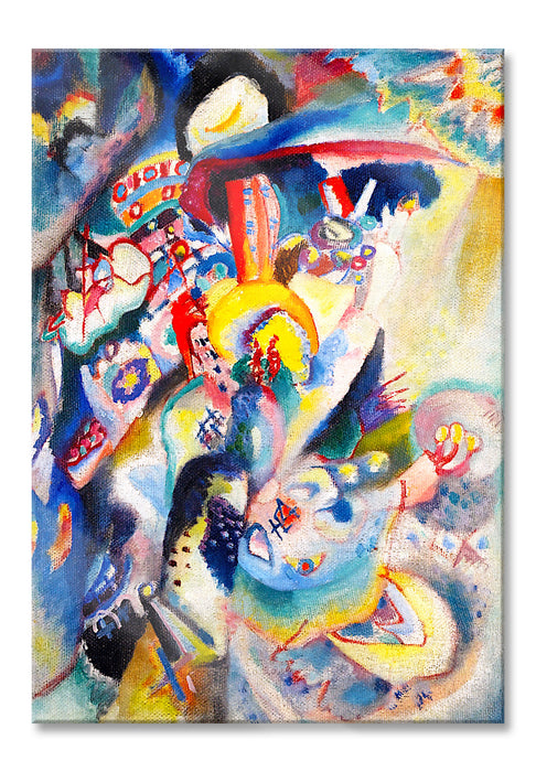 Pixxprint Wassily Kandinsky - Moskau II, Glasbild