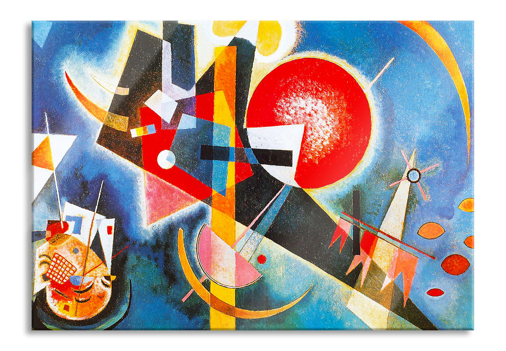 Pixxprint Wassily Kandinsky - Im Blau, Glasbild