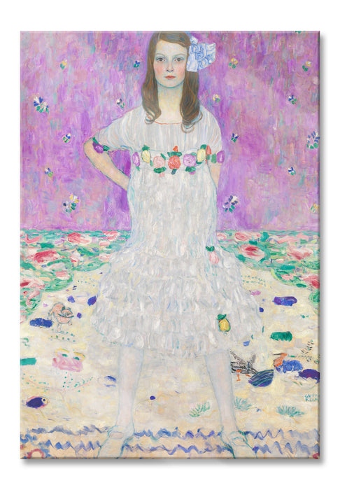 Pixxprint Gustav Klimt - Mäda Primavesi, Glasbild