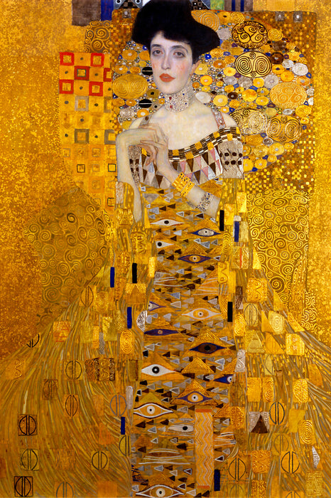 Gustav Klimt - Adele Bloch-Bauer I, Glasbild