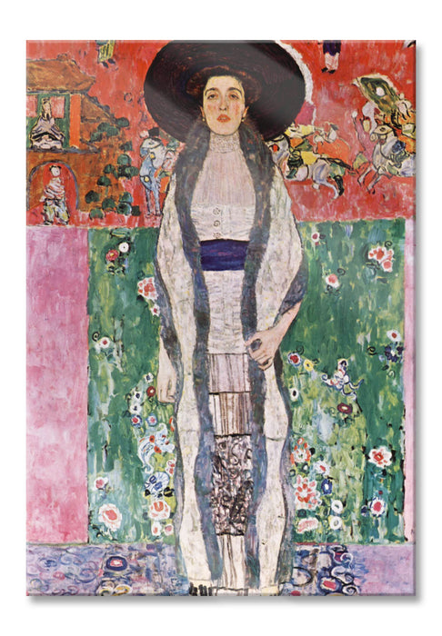 Gustav Klimt - Adele Bloch-Bauer II, Glasbild