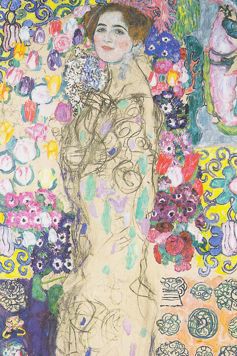 Gustav Klimt - Ria Munk III, Glasbild