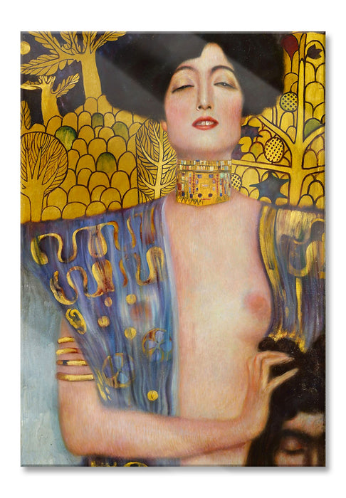 Pixxprint Gustav Klimt - Judith I, Glasbild