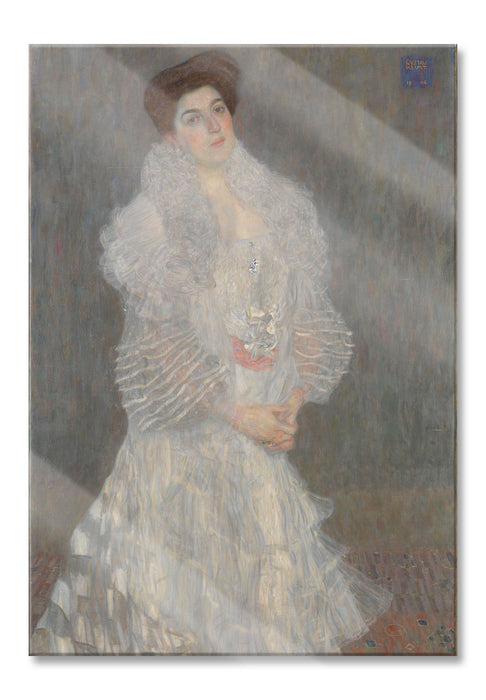 Gustav Klimt - Hermine Gallia, Glasbild