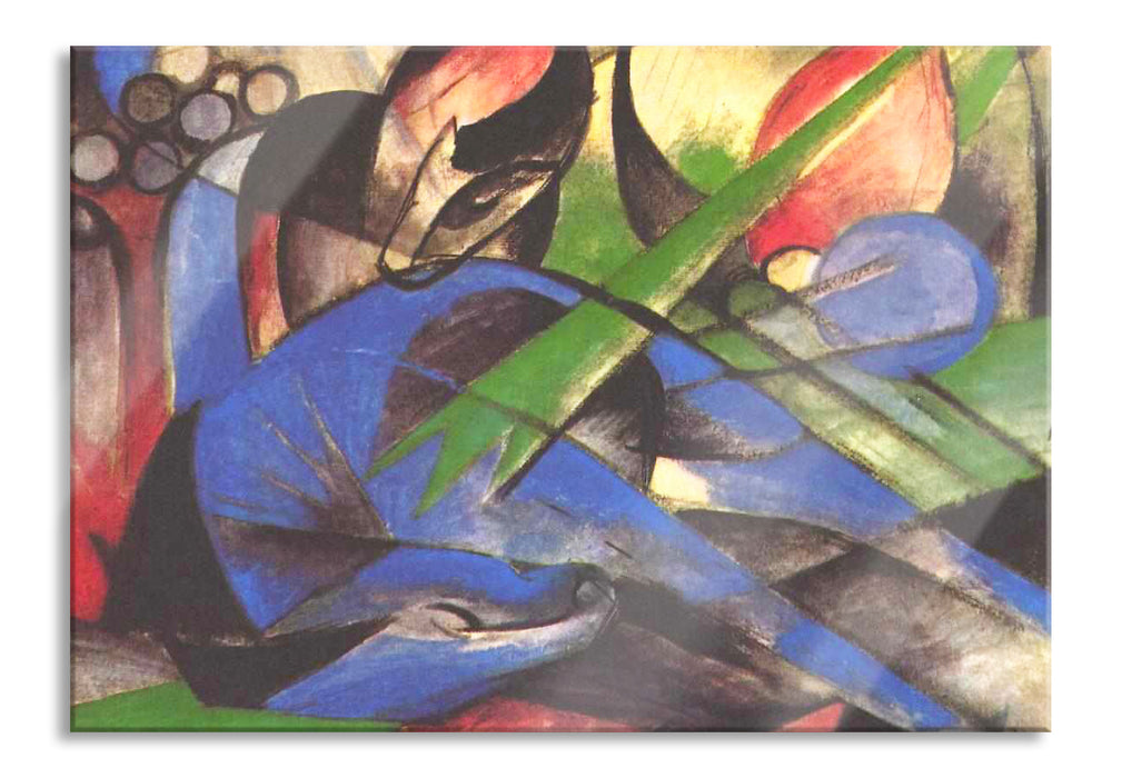 Pixxprint Franz Marc - Träumendes Pferd, Glasbild