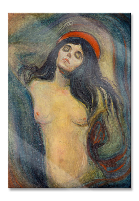 Edvard Munch - Madonna, Glasbild