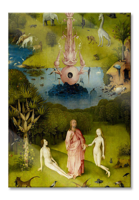 Pixxprint Hieronymus Bosch - Der Garten der Lüste I, Glasbild