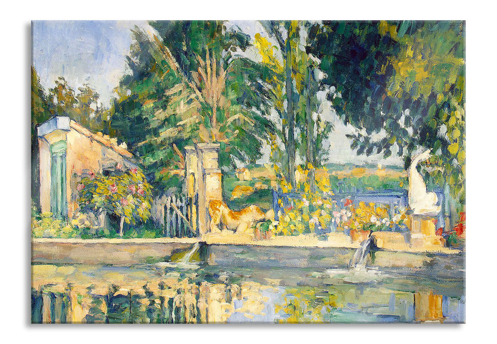 Pixxprint Paul Cézanne - Jas de Bouffan I, Glasbild